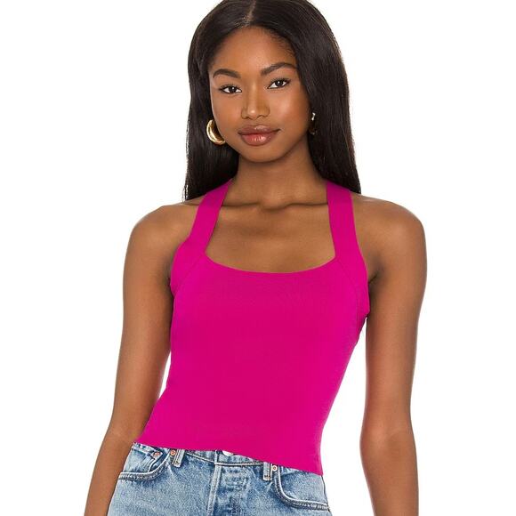 NBD Tia Tie Back Top in Fuschia NWT Size Small - Picture 1 of 5